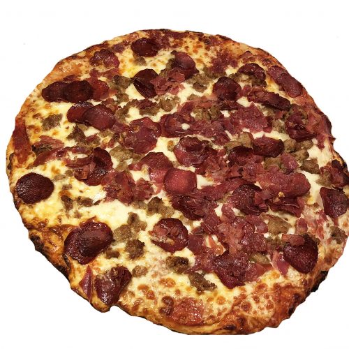 Order All Meat Pizza food online from Pizza Planet store, Amarillo on bringmethat.com