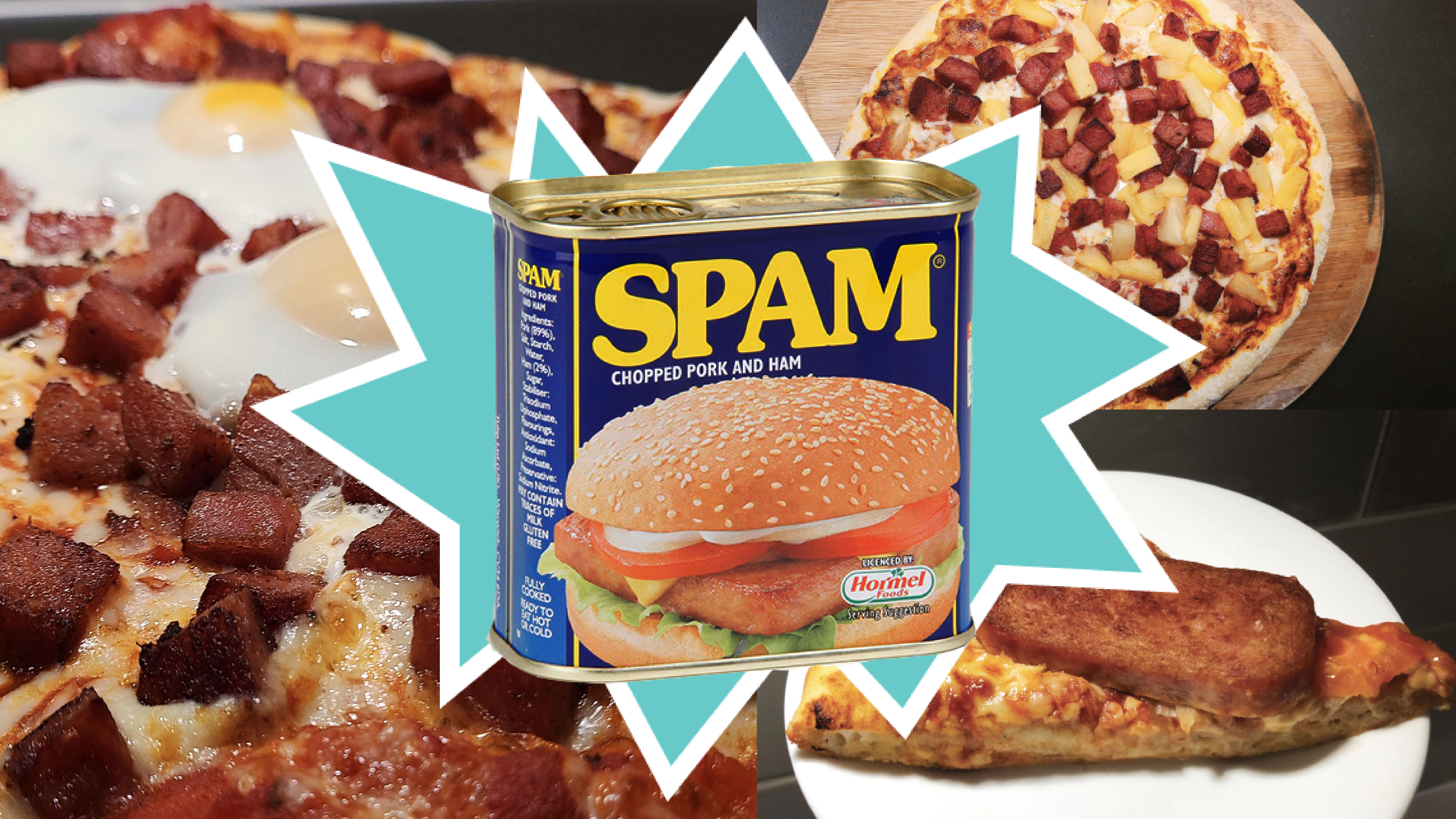 3 spam pizzas
